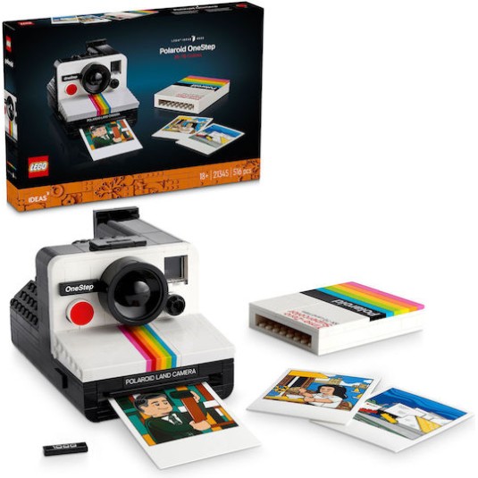 Lego Ideas Polaroid OneStep SX-70 Camera για 18+ Ετών 516τμχ 21345