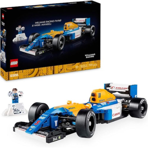 LEGO Icons Williams Racing Fw14b And Nigel Mansell (10353)