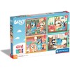 Clementoni Παζλ 4 σε 1 Super Color Bluey (1200-21530)