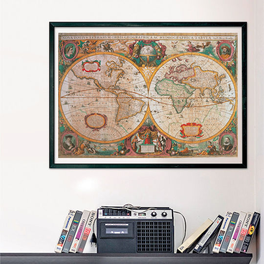 Clementoni Παζλ High Quality Collection Χάρτης Αντίκα 1000 τμχ - Compact Box