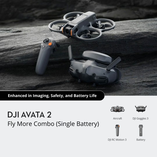 DJI Avata 2 Explorer Combo Bundle 4K 60FPS HDR