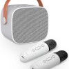 Mikamax Σύστημα Karaoke με Ασύρματα Μικρόφωνα Karaoke 2 GO Λευκό