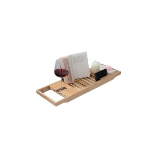 The Source Ραφιέρα Μπανιέρας Ξύλινη 70x22x4cm Καφέ