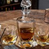 Mikamax Γυάλινη Καράφα Σερβιρίσματος Ουίσκι 27εκ. με Πώμα Διάφανη 850ml