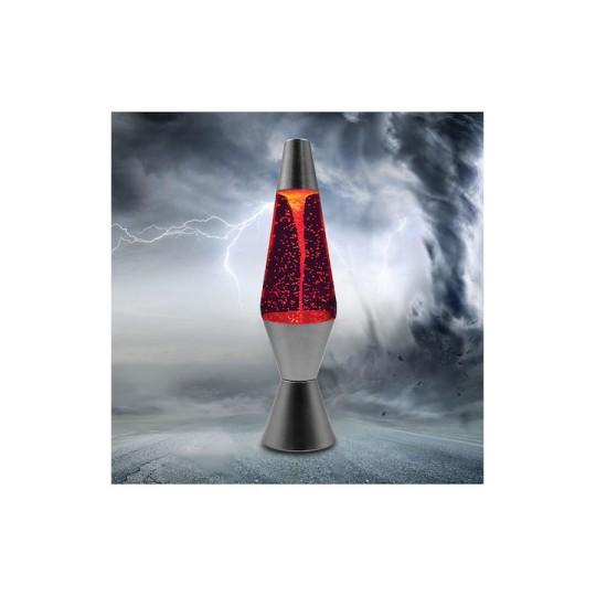 The Source Διακοσμητικό Φωτιστικό Lava Lamp LED Ασημί