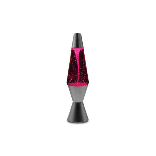 The Source Διακοσμητικό Φωτιστικό Lava Lamp LED Ασημί