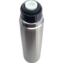 BRUNO θερμός BRN-0069 με καπάκι-κύπελλο anti-slip 1000ml ασημί BRN-0069
