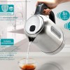 BRUNO BRN-0213 Βραστήρας νερού ανοξείδωτος 1.7L 2200W Inox BRN-0213