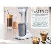 Bruno Φραπεδιέρα επιτραπέζια 100W με δοχείο 450ml, λευκή-γκρι  (BRN-0182)
