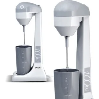 Bruno Φραπεδιέρα επιτραπέζια 100W με δοχείο 450ml, λευκή-γκρι  (BRN-0182) Bruno Φραπεδιέρα επιτραπέζια 100W με δοχείο 450ml, λευκή-γκρι  (BRN-0182)