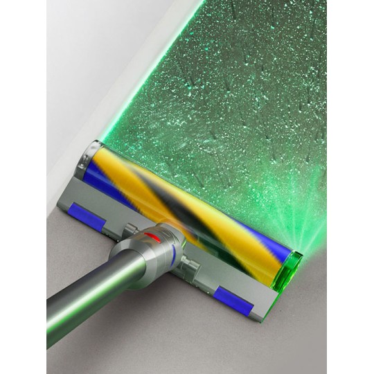 Dyson V15 Detect Absolute Επαναφορτιζόμενη Σκούπα Stick Gold/Iron/Gold 447000-01