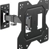 Powertech PT-1128 Βάση Τηλεόρασης Τοίχου με Βραχίονα έως 43" και 30kg Μαύρο