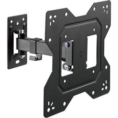 Powertech PT-1128 Βάση Τηλεόρασης Τοίχου με Βραχίονα έως 43" και 30kg Μαύρο