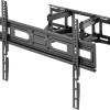Powertech PT-1130 Βάση Τηλεόρασης Τοίχου με Βραχίονα έως 80" και 40kg Μαύρο