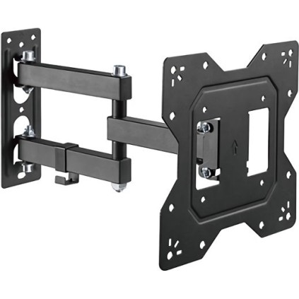 Powertech PT-1129 Βάση Τηλεόρασης Τοίχου με Βραχίονα έως 43" και 30kg Μαύρο