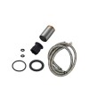 Bruno M54804-006C-S626-BK Ψηλή Σπαστή Μπαταρία Κουζίνας Πάγκου Inox Μαύρη