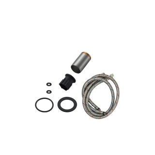 Bruno M54804-006C-S626-BK Ψηλή Σπαστή Μπαταρία Κουζίνας Πάγκου Inox Μαύρη