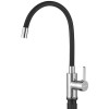 Bruno M54804-006C-S626-BK Ψηλή Σπαστή Μπαταρία Κουζίνας Πάγκου Inox Μαύρη