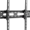Powertech PT-1276 Βάση Τηλεόρασης Τοίχου έως 70" και 45kg Ασημί