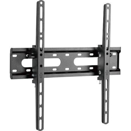 Powertech PT-1276 Βάση Τηλεόρασης Τοίχου έως 70" και 45kg Ασημί