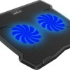 Powertech Cooling Pad για Laptop έως 15.6" με 2 Ανεμιστήρες και Φωτισμό (PT-930)