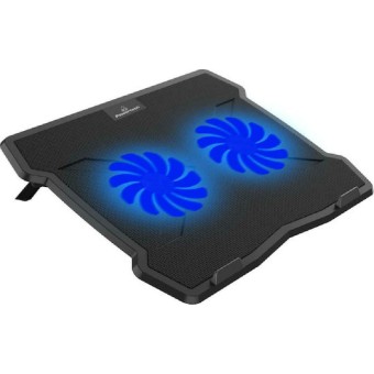 Powertech Cooling Pad για Laptop έως 15.6" με 2 Ανεμιστήρες και Φωτισμό (PT-930)
