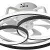 Powertech HLL-0108 Ανεμιστήρας Οροφής 50cm με Φως και Τηλεχειριστήριο Μαύρος
