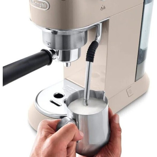 De'Longhi Dedica Arte Μηχανή Espresso 1300W Πίεσης 15bar Χρυσή