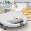 BRUNO τοστιέρα BRN-0166 2 θέσεων 800W αντικολλητικές πλάκες Λευκή BRN-0166