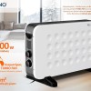 Bruno Θερμοπομπός Δαπέδου 2000W 61x38.5cm Λευκός