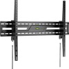 Powertech PT-1368 Βάση Τηλεόρασης Τοίχου έως 100" και 75kg Ασημί