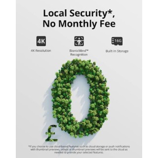 Anker EufyCam S300 3C 4K Ultra HD Security Camera 3+1 with Homebase 3 (T8882321) White