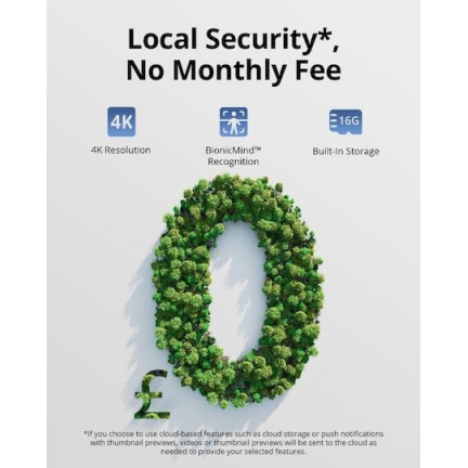 Anker EufyCam S330 3C 4K Ultra HD Security Camera 2+1 with Homebase 3 (T8881321) White