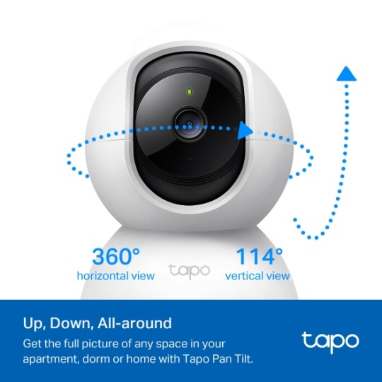 TP-LINK Tapo v3 C21A Pan/Tilt Home Security Wi-Fi Camera