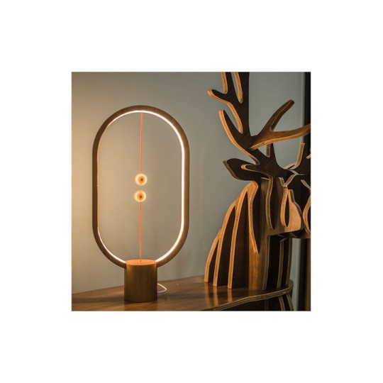 Allocacoc Heng Balance Lamp Ellipse Διακοσμητικό Φωτιστικό Λαμπτήρας LED Μπεζ DH0037LW/HBLEUB