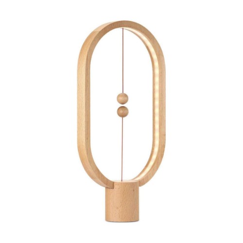 Allocacoc Heng Balance Lamp Ellipse Διακοσμητικό Φωτιστικό Λαμπτήρας LED Μπεζ DH0037LW/HBLEUB