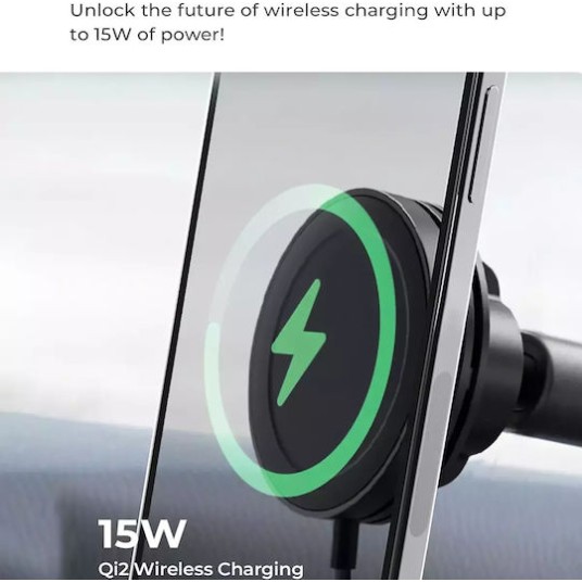 iOttie Velox Mini Qi2 για Ταμπλό / Παρμπρίζ με Βεντούζα / Ασύρματη Μαγνητική Φόρτιση MagSafe 15W (VLXWCG213)