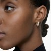 Swarovski Dextera Hoop Σκουλαρίκια Επιχρυσωμένα με Κρύσταλλα 5636530