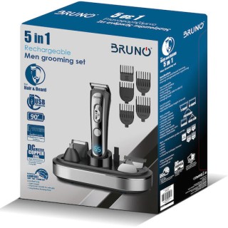 Bruno Σετ Κουρευτικής Μηχανής Μαύρο BRN-0221