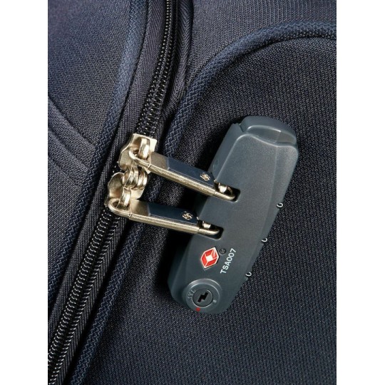 Samsonite Base Boost Βαλίτσα Ταξιδίου Καμπίνας Υφασμάτινη Μπλε με 4 Ρόδες Ύψους 55εκ