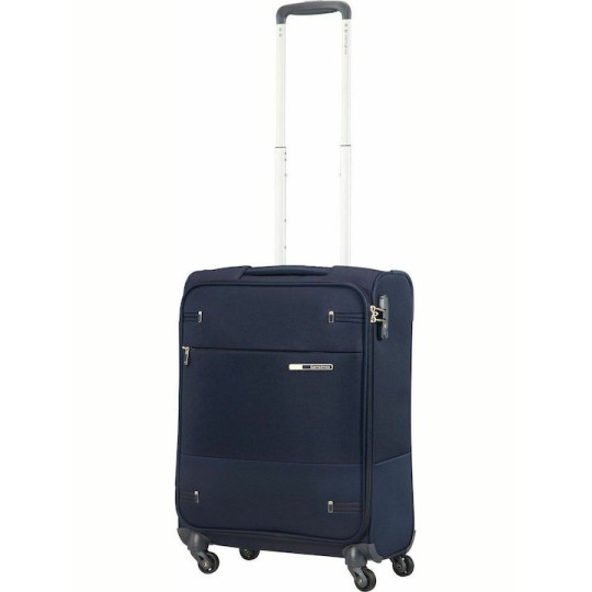 Samsonite Base Boost Βαλίτσα Ταξιδίου Καμπίνας Υφασμάτινη Μπλε με 4 Ρόδες Ύψους 55εκ