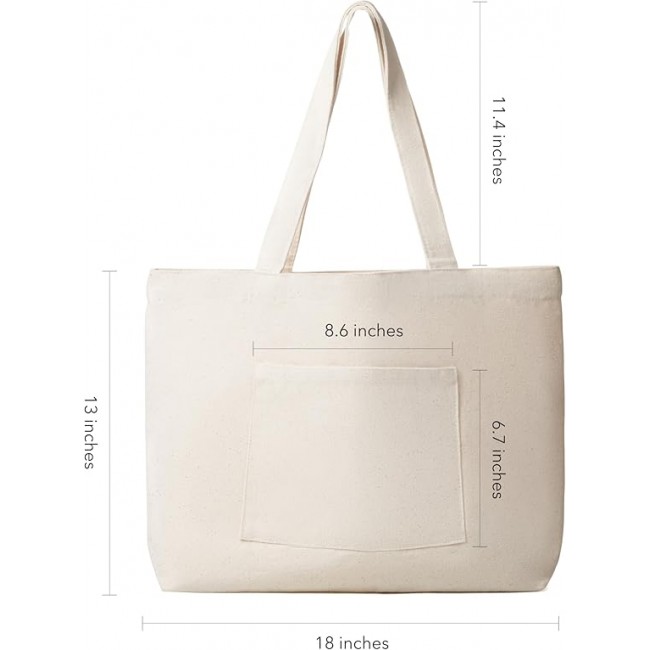 Soundcore Long Handled Cotton Tote Bag White (T00G1021)