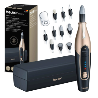 Beurer - MP 84 Rechargeable Manicure /Pedicure Set Black