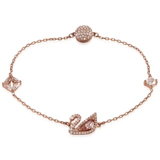 Swarovski Bracelet Dazzling Swan 5472271 Metal Alloy Rose Gold
