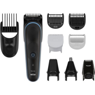 Braun All-in-one Style MGK5445 Κουρευτική Μηχανή Μαύρο/Μπλε