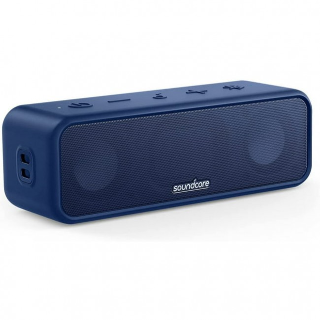 Anker SoundCore 3 Portable Waterproof Speaker (A3117031) Blue