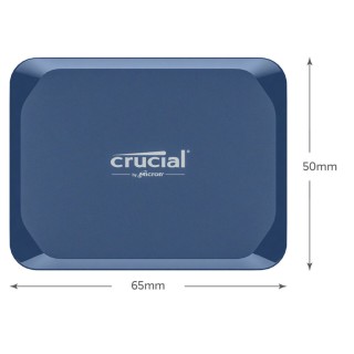 Crucial X10 USB 3.2 Εξωτερικός SSD 2TB 2.5" Μπλε Crucial X10 USB 3.2 Εξωτερικός SSD 2TB 2.5" Μπλε