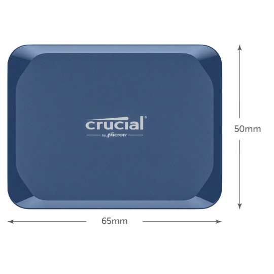Crucial X10 USB 3.2 Εξωτερικός SSD 2TB 2.5" Μπλε