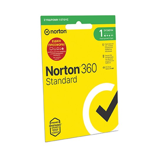 Norton 360 Standard for 1 Device and 1 Year of Use