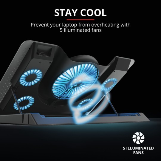 TRUST - GXT1125 Quno Laptop Cooling Stand - 17,3" (23581)
